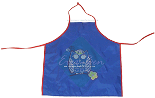 kids apron-Blue art apron-toddler boy apron